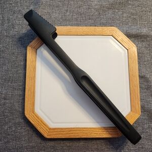 The Pampered Chef Black Nylon Tongs #2318 Retired, Heat Resistant